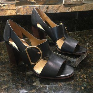 Franco Sarto Marketa Black Leather, 7M NEW